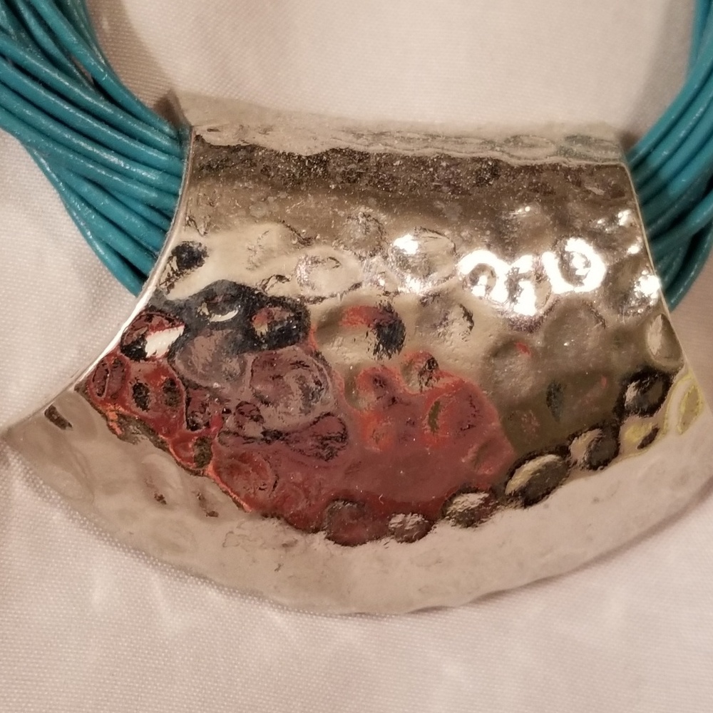 Teal Choker Necklace